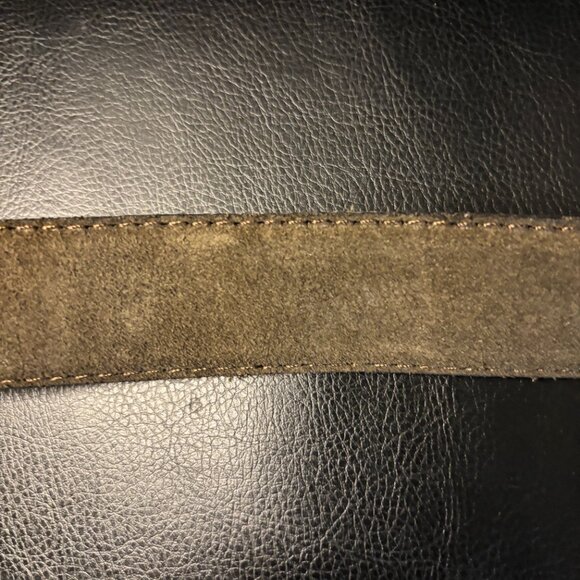 FABRIKA LEATHER BELT  (SUEDE) - COFFEE - HOLES ARE FROM 31-35 INCHES - NWT *read - Picture 7 of 9